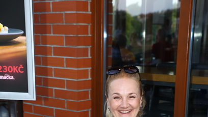 FOTO: Linda Finková má vždy dobrou náladu.