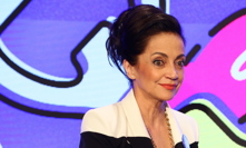 Lucie Bílá na tiskové konferenci nového muzikálu Taťkové.