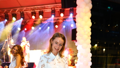 FOTO: Anna Jiřina Daňhelová na velkolepém openingu restaurace L'Osteria v Brně.
