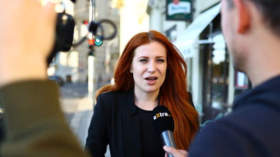 FOTO: Kateřina Bláhová během rozhovoru pro eXtra.cz.