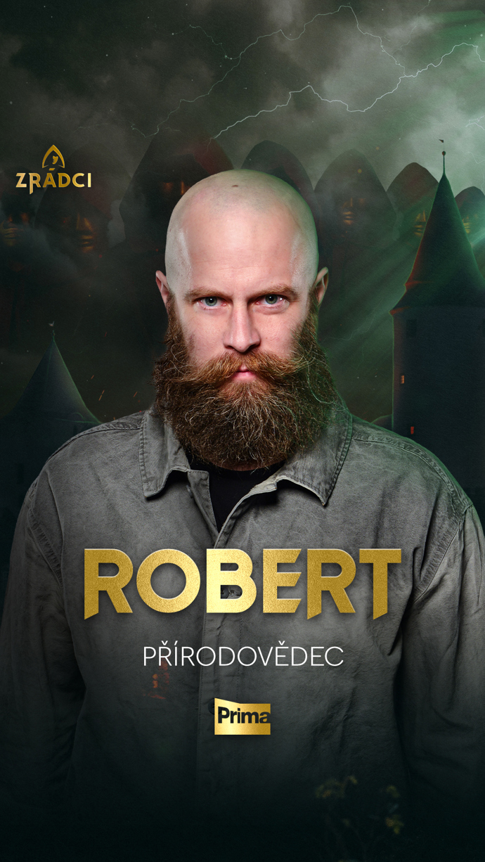 FOTO: Ve Zrádcích uvidíme i přírodovědce Roberta. – stránka 244