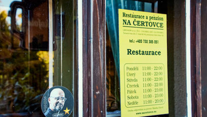 FOTO: Restaurace a penzion Na Čertovce si vysloužila jednu hvězdu.
