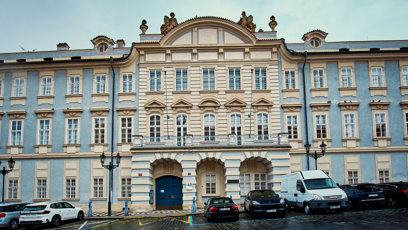 FOTO: Lichtenštejnský palác na Malostranském náměstí.