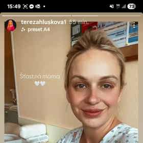 Tereza Hlůšková porodila syna Viktora.