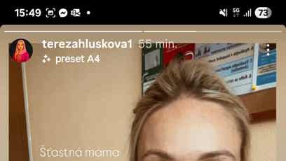 FOTO: Tereza Hlůšková porodila syna Viktora.