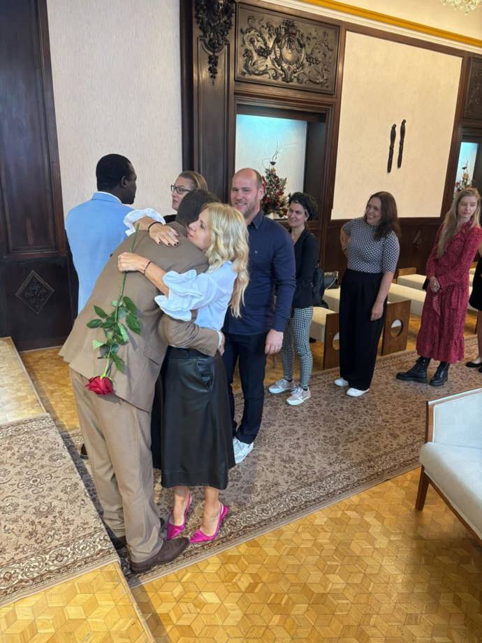 FOTO: Martin Hranáč měl svatbu v Karlových Varech.