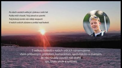 FOTO: Rodina zveřejnila parte.