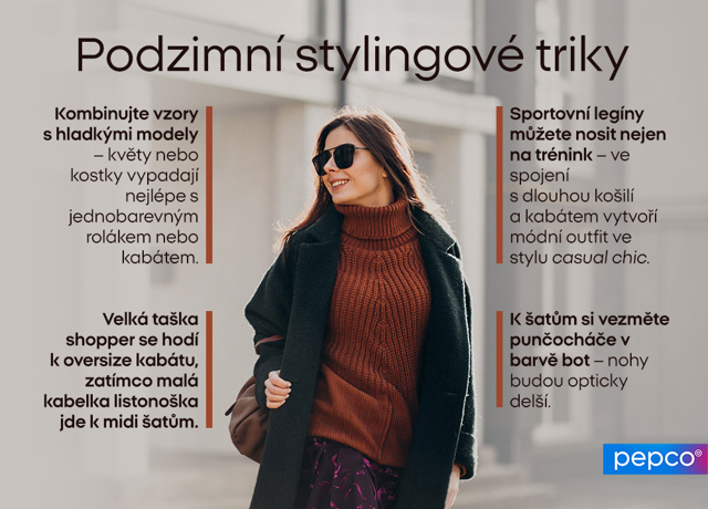 Dámský podzimní outfit z prodejny Pepco. Co si vzít na sebe v chladném počasí?