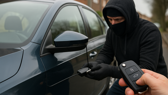 Zloději vám seberou auto před nosem! Zkuste tento levný trik, který jim zkazí plány