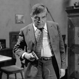 Václav Voska byl herec, který byl známý svojí poctivou prací při přípravě na roli. Zde ve filmu Rozsudek v roce 1970.