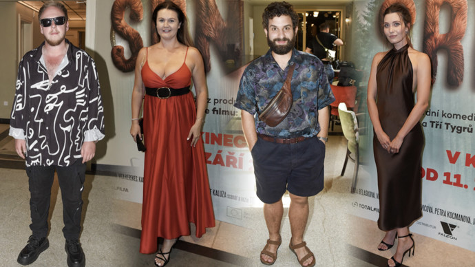 FOTO: Móda z premiéry filmu Srnky.