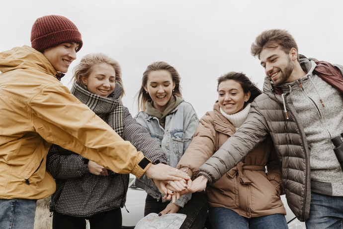 FOTO: přátelé, souhlas, skupina, podzim – stránka 78