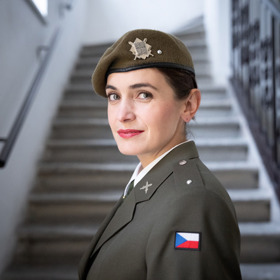 Sarah Haváčová složila vojenskou přísahu. 