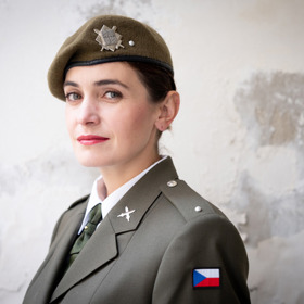 Sarah Haváčová složila vojenskou přísahu. 