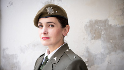 FOTO: Sarah Haváčová složila vojenskou přísahu.