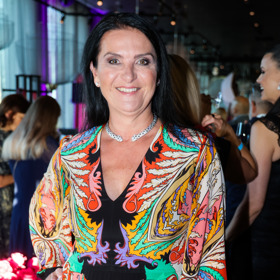 Na setkání Českých Miss nemohla chybět zakladatelka soutěže Michaela Bakala.