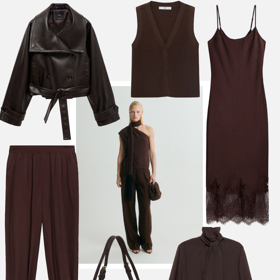 Samozřejmě na podzim nesmí chybět hnědá.