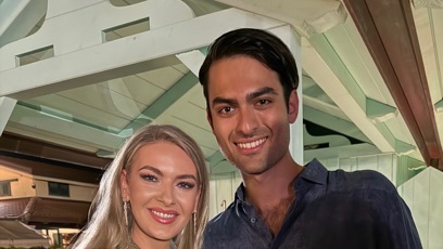 FOTO: Lenka Graf s Matteo Bocellim.