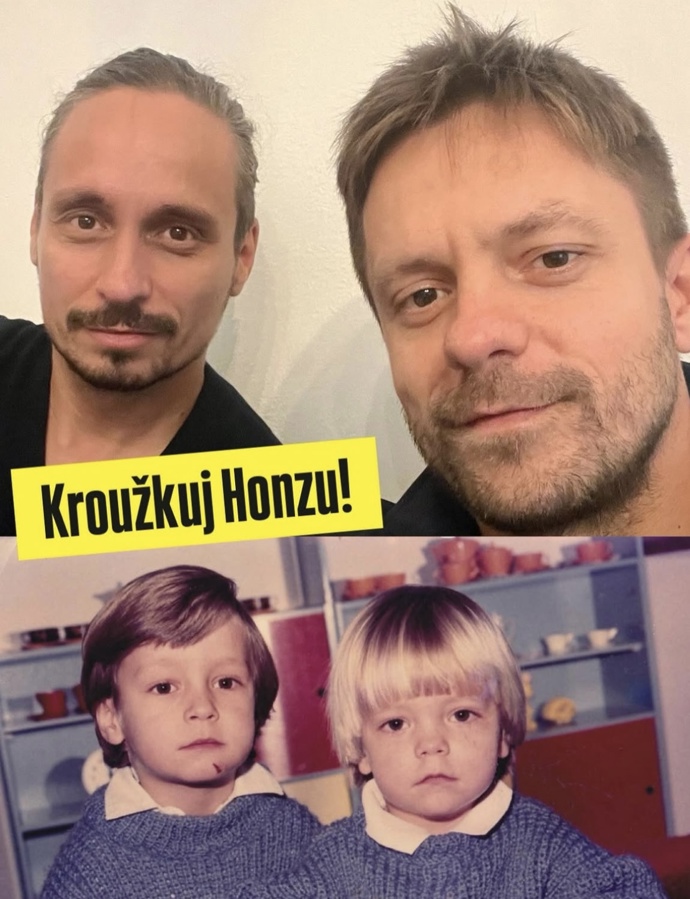 FOTO: Jiří Mádl sdílel fotky se svým bratrem, který kandiduje za STAN.