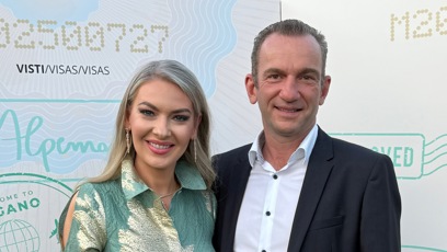 FOTO: Lenka Graf s manželem Alešem Grafem.