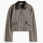Bunda s límcem s povrchovou úpravou, H&M, 859 Kč