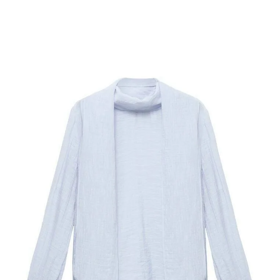 Blůza s vázačkou, Mango, 999 Kč