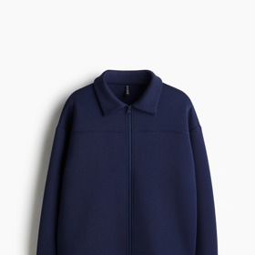 Mikina z materiálu scuba se zipem, H&M, 619 Kč