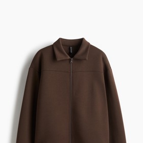 Mikina z materiálu scuba se zipem, H&M, 619 Kč