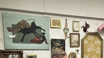 FOTO: Filip Kaňkovský v zákulisí.