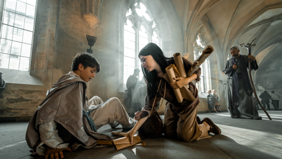 FOTO: Snímek z natáčení nové pohádky Zrození alchymistky.