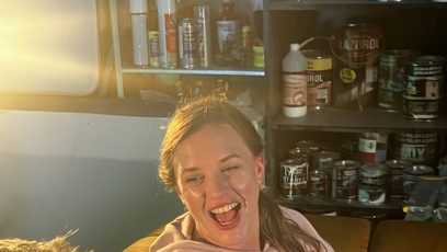 FOTO: Kristýna Leichtová se bavila.