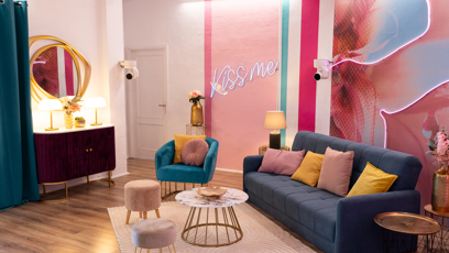 FOTO: Útulný obývací pokoj.