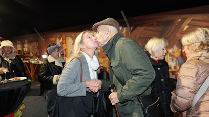 FOTO: Sabina Laurinová se na akci přivítal s Petrem Nárožným