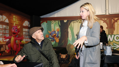 FOTO: Sabina Laurinová s legendou českých pohádek.