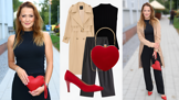 Šárka Vaňková přidala nudnému outfitu srdce: Černý model doladila červenými doplňky