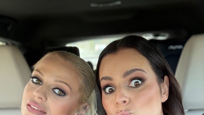 FOTO: Ornella Koktová se sestrou Charlotte.