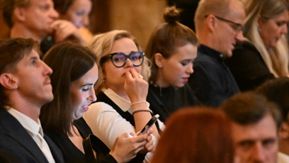 FOTO: Kristýna Kociánová neseděla vedle Ondřeje Malého.