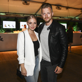 Markéta Konvičková před lety se snoubencem Reném Kubošem.