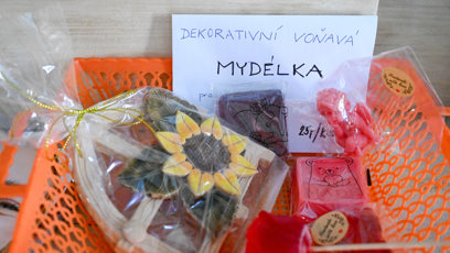 FOTO: Dekorativní voňavá mydélka.