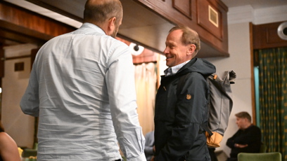 FOTO: Ondřej Malý dorazil v dobré náladě.
