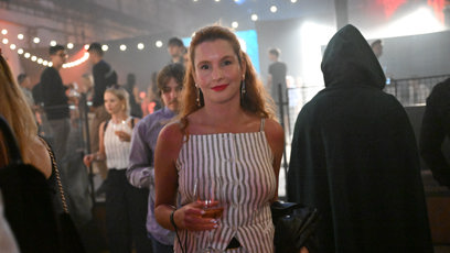 FOTO: Denisa Nesvačilová si užívala atmosféru akce.