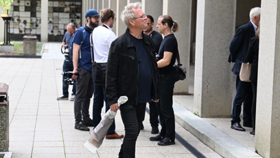 FOTO: Přátelé a kolegové přišli vyprovodit Petra Obdržálka na jeho poslední cestu.