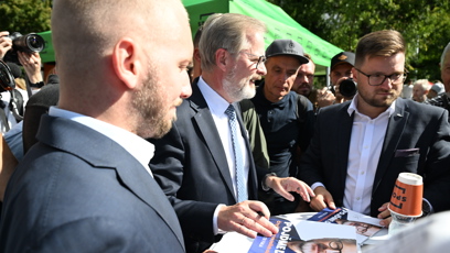 FOTO: Mítink SPOLU Petr Fiala