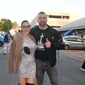 Karlos Benda s přítelkyní Janou Zelinkovou.