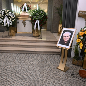 Pohřeb režiséra Petra Obdržálka.