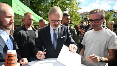 FOTO: Mítink SPOLU Petr Fiala