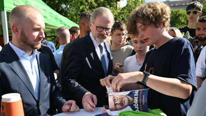 FOTO: Mítink SPOLU Petr Fiala