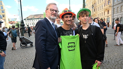FOTO: Mítink SPOLU Petr Fiala