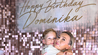 FOTO: Dominika Mesárošová se svým synem.