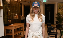 Ester Ledecká dorazila na tiskovku.